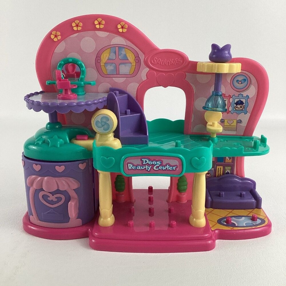 Squinkie Doos Beauty Center Playset Hair Salon Clothing Boutique 2011 Blip Toys